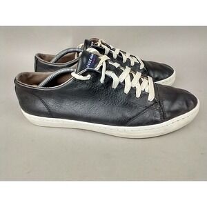 Cole Haan Grand OS Crosscourt Black Leather Sneakers Mens 10 C25781 Low Top